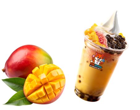 Манго bubble tea FOX drinks