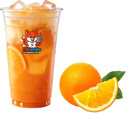 Оранжевый напиток FOX drinks